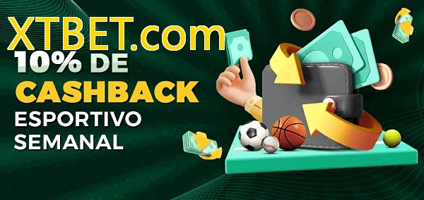 10% de bônus de cashback na XTBET.com