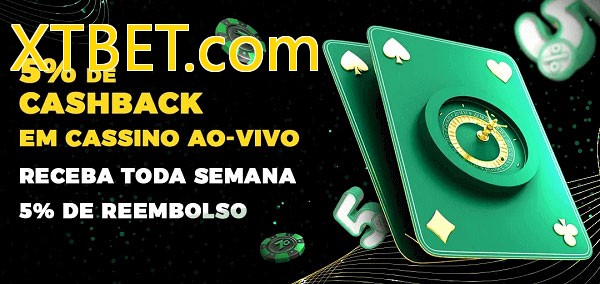 Promoções do cassino ao Vivo XTBET.com